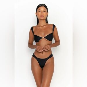 SOMMER SWIM SORIYA NERO BALCONETTE BIKINI TOP